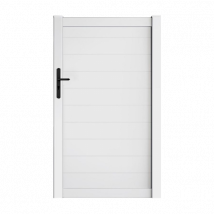 Portillon PVC standard ARLES blanc 1000x1400 mm - Fabrication Française - Sens d'ouverture au choix - Avec ou sans motorisation - Gefradis