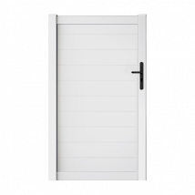 Portillon PVC standard ARLES blanc 1000x1400 mm - Fabrication Française - Sens d'ouverture au choix - Avec ou sans motorisation - Gefradis