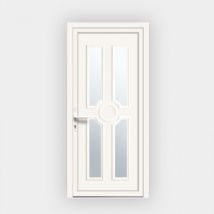 Porte d'entrée en PVC Titia 21 vitrée