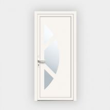 Porte d'entrée en PVC 7003 vitrée