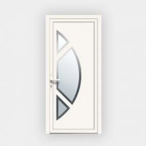 Porte d'entrée en PVC 4864 vitrée