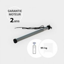 Moteur radio 50 Nm de volet roulant pour tablier jusqu'à 95 kg (axe ZF de 54 mm) - Couleurs & Dimensions sur mesure - Fabrication Française - Gefradis