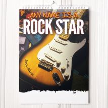 Personalised Rock Star Calendar | Christmas Gifts