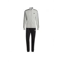 ADIDAS Herren Trainingsanzug Sportswear Basic 3-Streifen French Terry grau | S