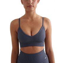 AIM'N Damen Sport-BH Ribbed Seamless Cropped dunkelblau | S