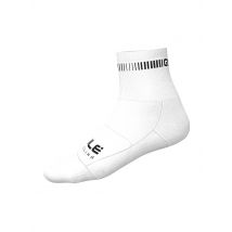 ALÉ Damen Radsocken Logo Q-Skin weiss | 36-39