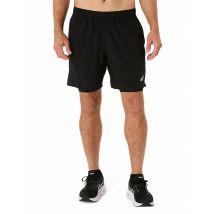 ASICS Herren Laufshort Core 2in1 7in schwarz | M