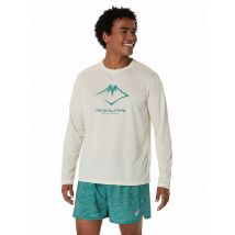 ASICS Herren Laufshirt Fujitrail Logo LS Top weiss | L