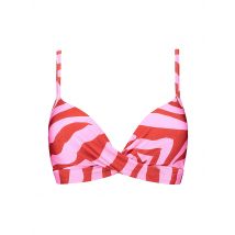 BEACHLIFE Damen Bikinioberteil Twist Pink Zebra pink | 42D