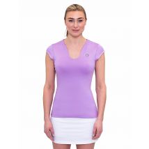 BIDI BADU Damen Tennisshirt Crew lila | S