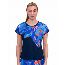 BIDI BADU Damen Tennisshirt Spike dunkelblau | XS