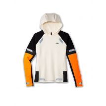 BROOKS Damen Laufhoodie Run Visible Thermal 2.0 weiss | S