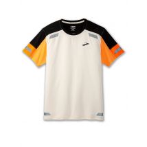 BROOKS Herren Laufshirt Run Visible 2.0 weiss | S