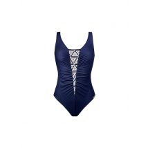 CHARMLINE Damen Badeanzug SEA TIME dunkelblau | 38D