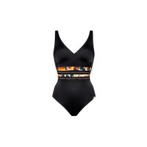 CHARMLINE Damen Badeanzug Desert Sunset schwarz | 50C