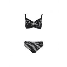 CHARMLINE Damen Bikini schwarz | 44D