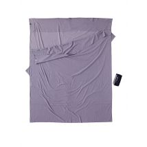 COCOON Reiseschlafsack Travelsheet Doublesize XL 20x10,5cm 550g grau