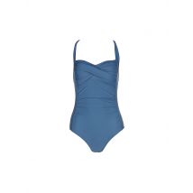 DARLING HARBOUR Damen Badeanzug Wrapped dunkelblau | 36