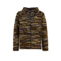 E9 Herren Fleecejacke Happy Woolmix Hoodie braun | M