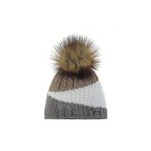 EISBÄR Damen Haube Eden Lux Cristal hellbraun