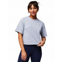 FABLETICS Damen Fitnessshirt Boxy Tee grau | L