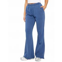 FABLETICS Damen Fitnesshose Year Round Terry Flared Fit blau | M