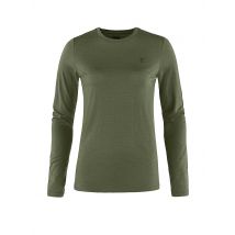 FJÄLLRÄVEN Damen Funktionsshirt Abisko Wool olive | S