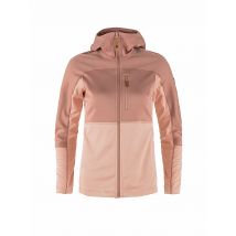 FJÄLLRÄVEN Damen Fleecejacke Abisko Trail Hoodie rosa | XS