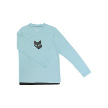 FOX Kinder Radtrikot Ranger Head hellblau | 140-152