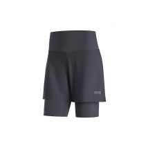 GOREWEAR Damen Laufshort 2in1 R5 schwarz | 34