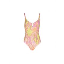 HOT STUFF Damen Badeanzug mit Spange gelb | 38