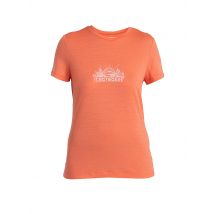 ICEBREAKER Damen Funktionsshirt Merino 150 Tech Lite III SS Tee IB Grown Naturally orange | S