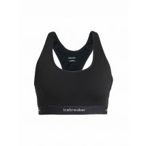 ICEBREAKER Damen Sport-BH Racerback Merino 125 Low Support schwarz | XS