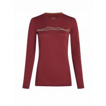 ICEBREAKER Damen Funktionsshirt Mountain Pulse 200 dunkelrot | XS