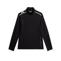 J.LINDEBERG Damen Unterzieh Zipshirt  Vinnie Quarter Zip Mid Layer  schwarz | M