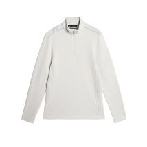 J.LINDEBERG Damen Unterzieh Zipshirt  Vinnie Quarter Zip Mid Layer  hellgrau | L