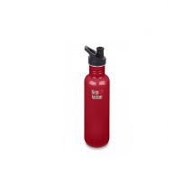KLEAN KANTEEN Trinkflasche Classic einwandig Millenial Blush 27 oz (800 ml) mit Sport Cap rot