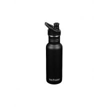 KLEAN KANTEEN Edelstahl Trinkflasche Classic 532ml Sport Cap Black schwarz