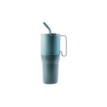 KLEAN KANTEEN Thermobecher Rise Tumbler 1064ml mit Flip Lid Deckel und Trinkhalm Edelstahll petrol