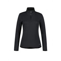 LUHTA Damen Unterzieh Zipshirt Huikas schwarz | XS