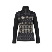 LUHTA Damen Unterzieh Zipshirt Ahjola schwarz | L