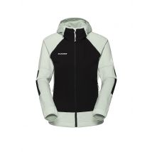 MAMMUT Damen Fleecejacke Massone Hoodie hellgrün | S