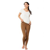 MANDALA Damen Yoga-Shirt Basic weiss | L