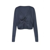 MANDALA Damen Yogashirt Reversible Top dunkelblau | L