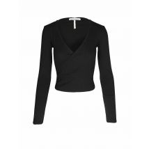 MANDALA Damen Wickelweste Wrap Claire schwarz | M