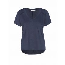 MANDALA Damen Yogashirt The New V-Neck dunkelblau | S