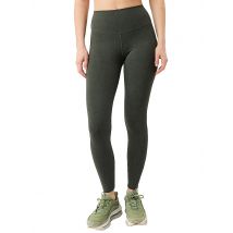 MANDALA Damen Yogatight Mono Printed dunkelgrün | XL