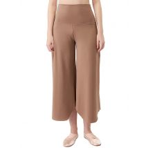 MANDALA Damen Yogahose Roll Over Tulip hellbraun | XS