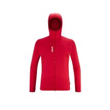 MILLET Herren Fleecejacke Fusion Grid Polartec Hoodie rot | M