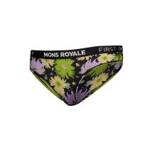 MONS ROYALE Damen Slip Folo Floral olive | L